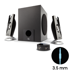 CA-3908 92W Speaker System with Control Pod — Cyber Acoustics CA-3908 92W Speaker System with Control Pod — Cyber Acoustics